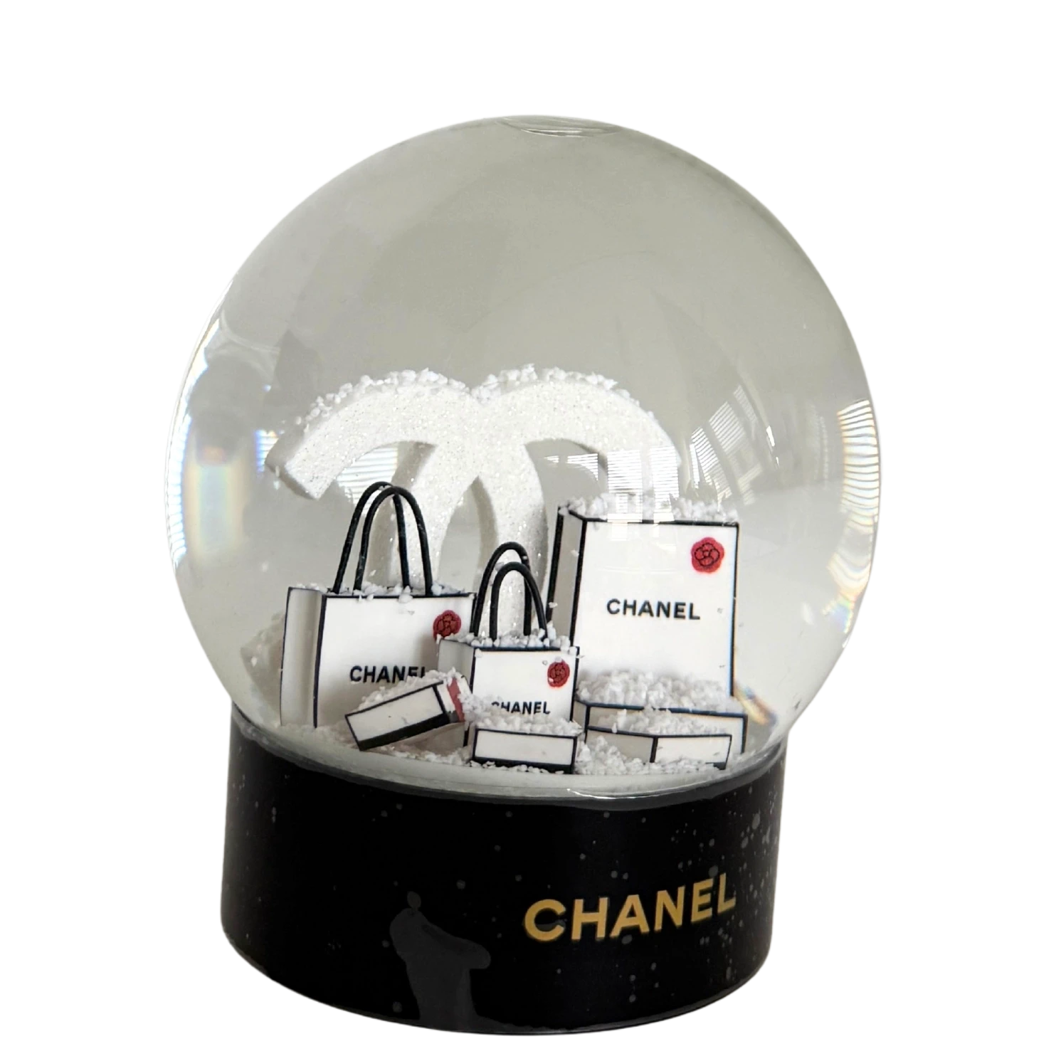 Chanel Schneekugel 2019 Schwarz / neuwertig Chanel