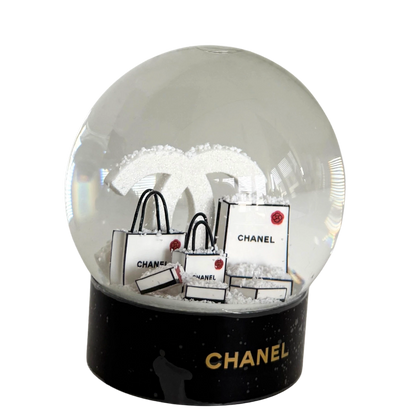 Chanel Schneekugel 2019 Schwarz / neuwertig Chanel