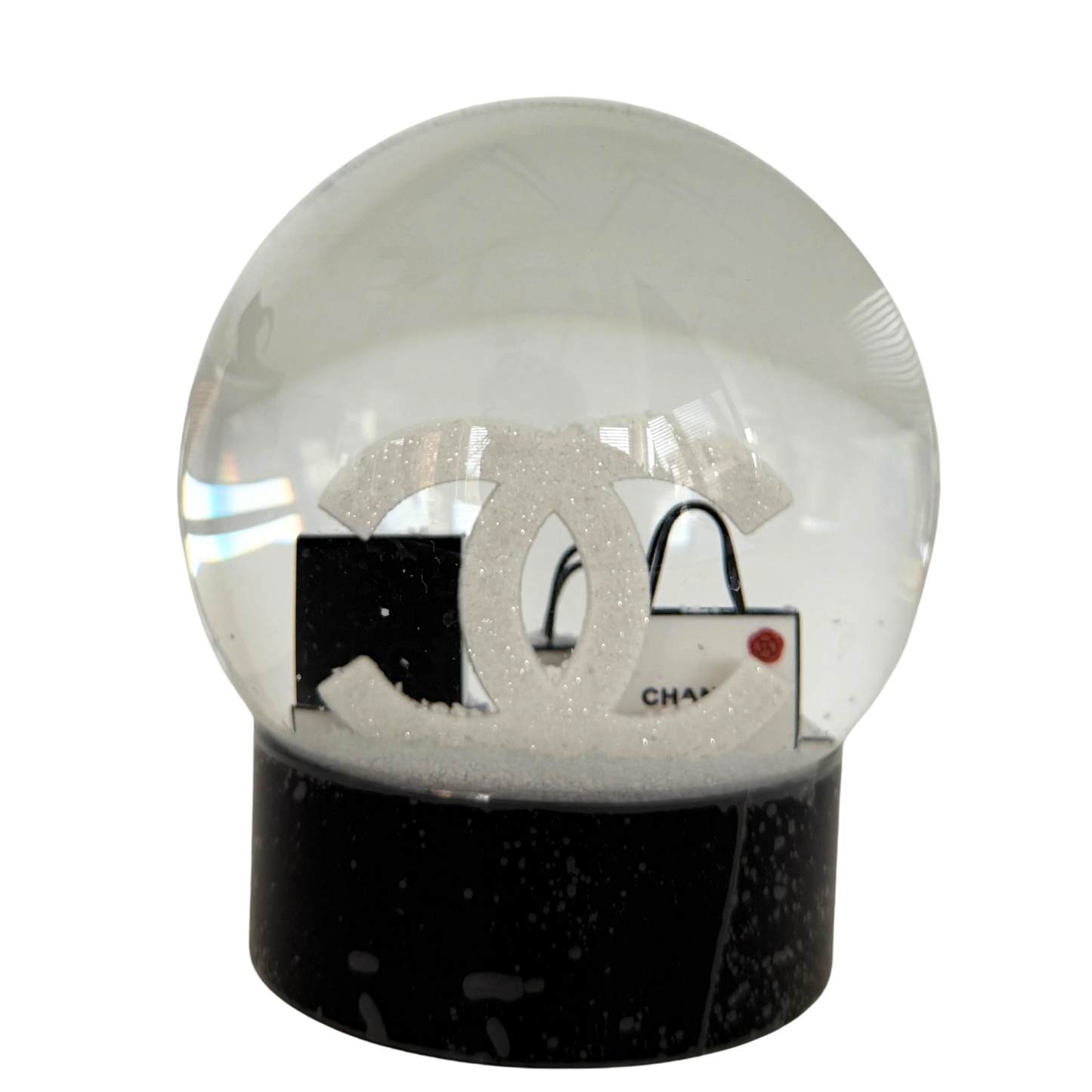 Chanel Schneekugel 2019 Schwarz / neuwertig Chanel