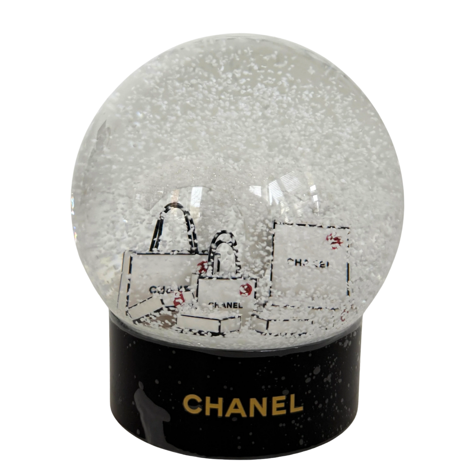 Chanel Schneekugel 2019 Schwarz / neuwertig Chanel