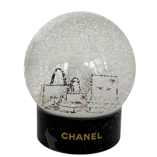 Chanel Schneekugel 2019 Schwarz / neuwertig Chanel