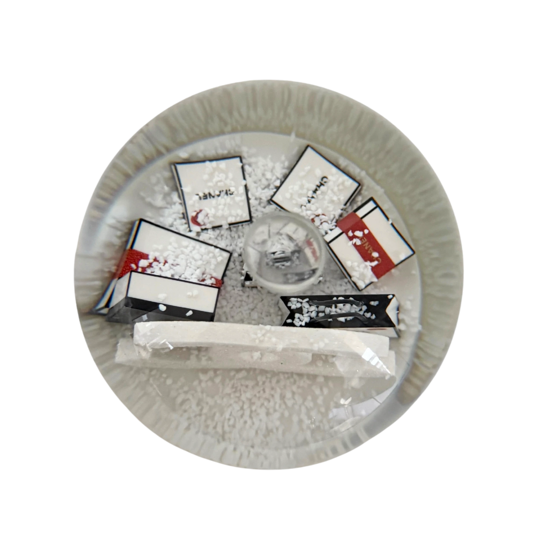 Chanel Schneekugel 2019 Schwarz / neuwertig Chanel