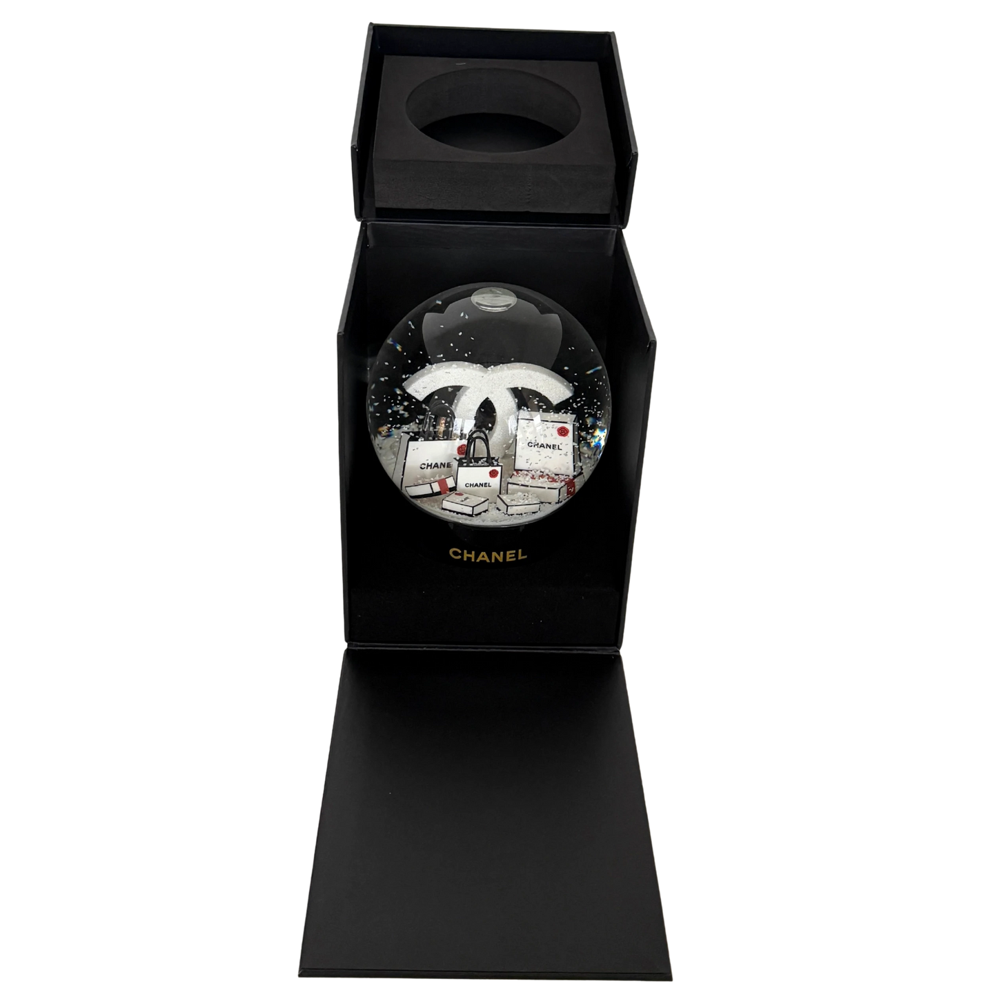 Chanel Schneekugel 2019 Schwarz / neuwertig Chanel