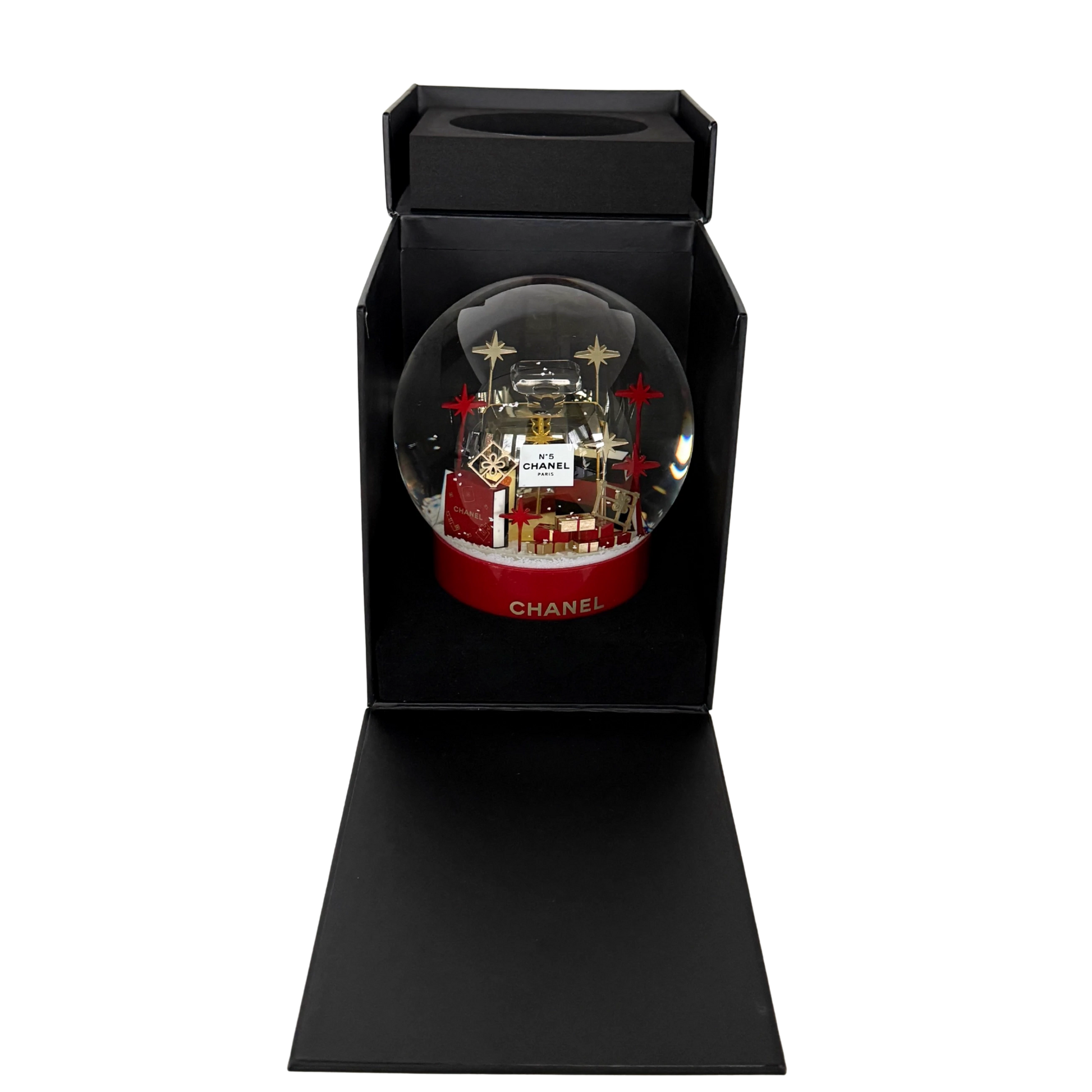 Chanel Schneekugel 2022 Rot / neuwertig Chanel