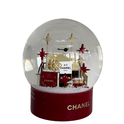 Chanel Schneekugel 2022 Rot / neuwertig Chanel
