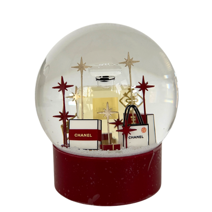 Chanel Schneekugel 2022 Rot / neuwertig Chanel