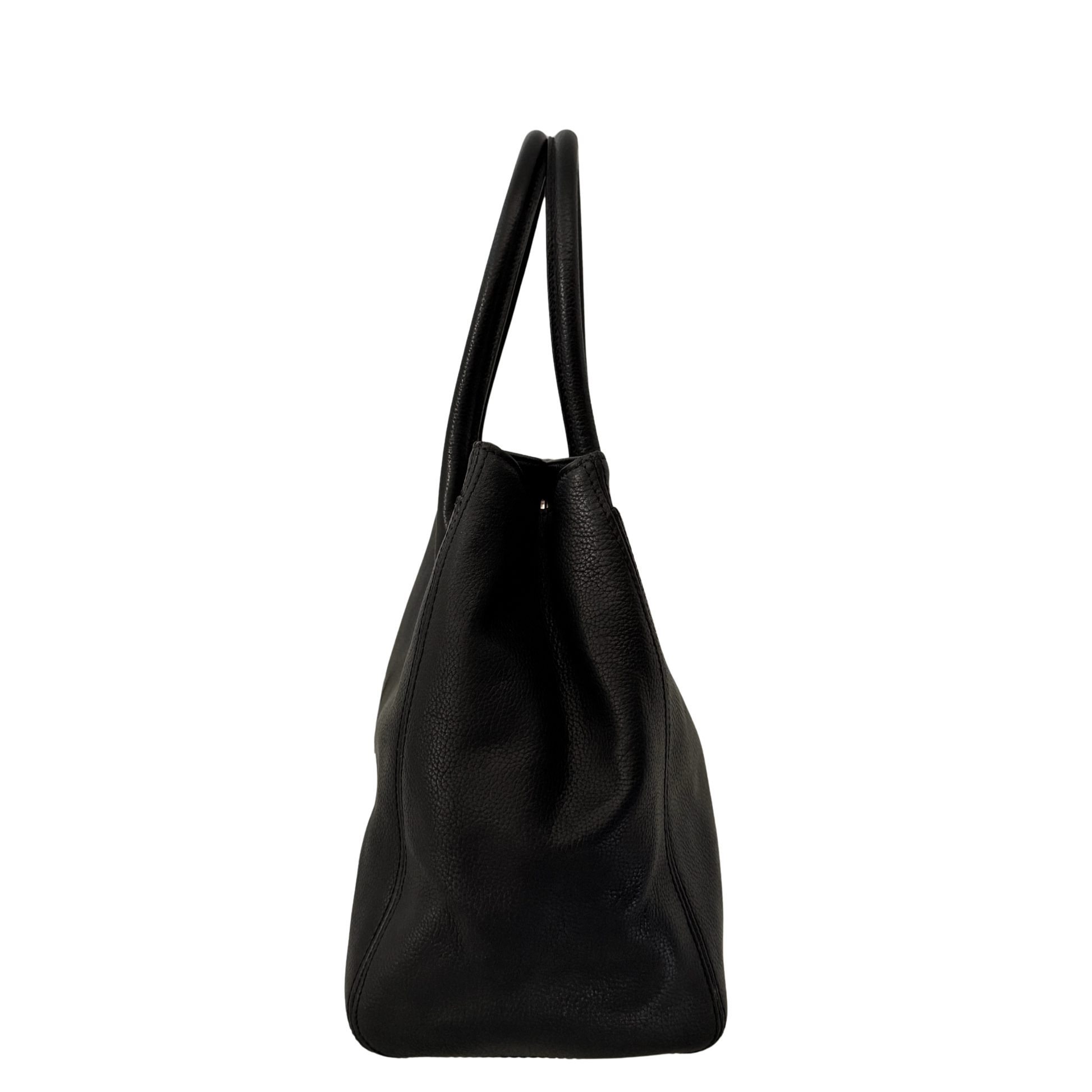 Chanel Executive Cerf Tote Bag Schwarz / sehr gut Chanel