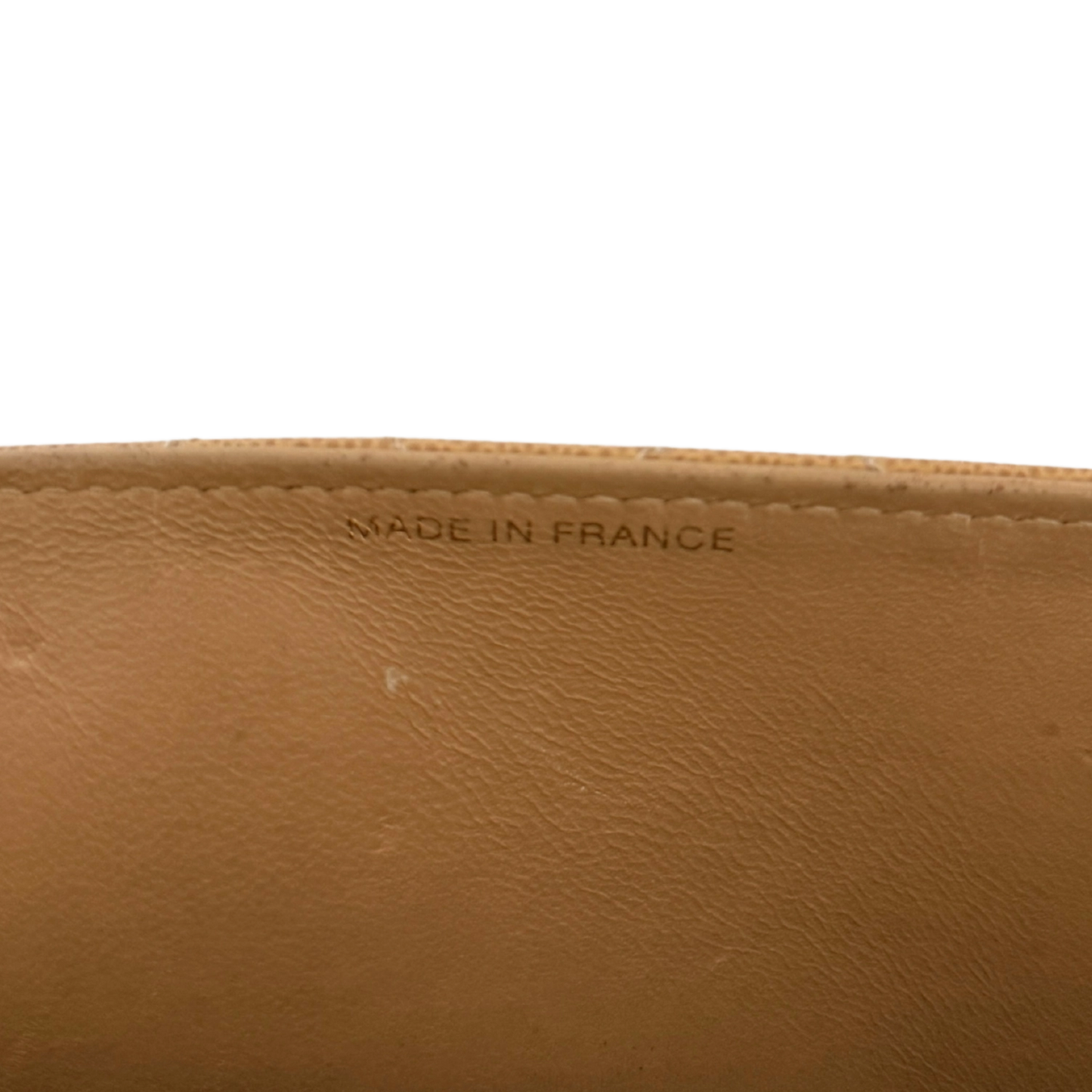 Chanel Classic Flap Bag Beige / akzeptabel Chanel