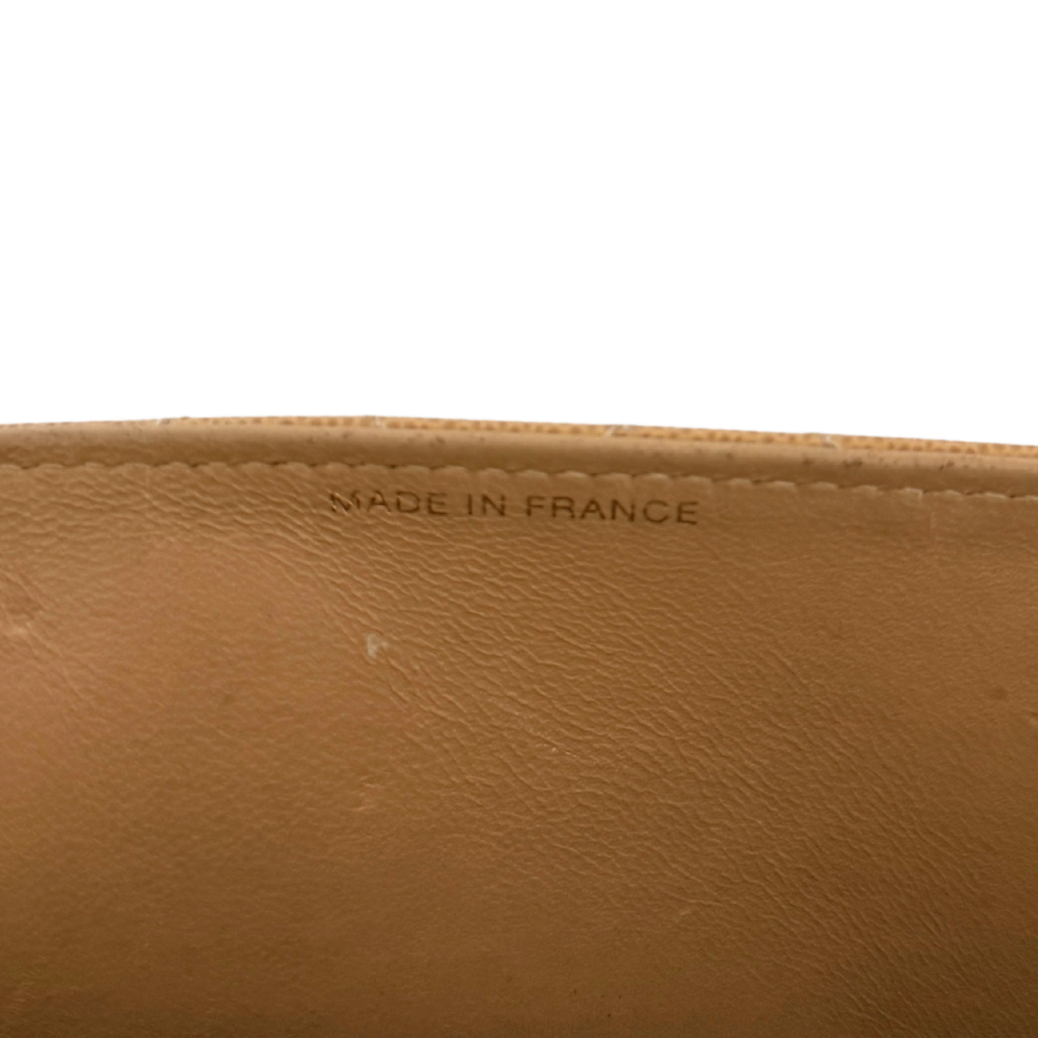 Chanel Classic Flap Bag Beige / akzeptabel Chanel