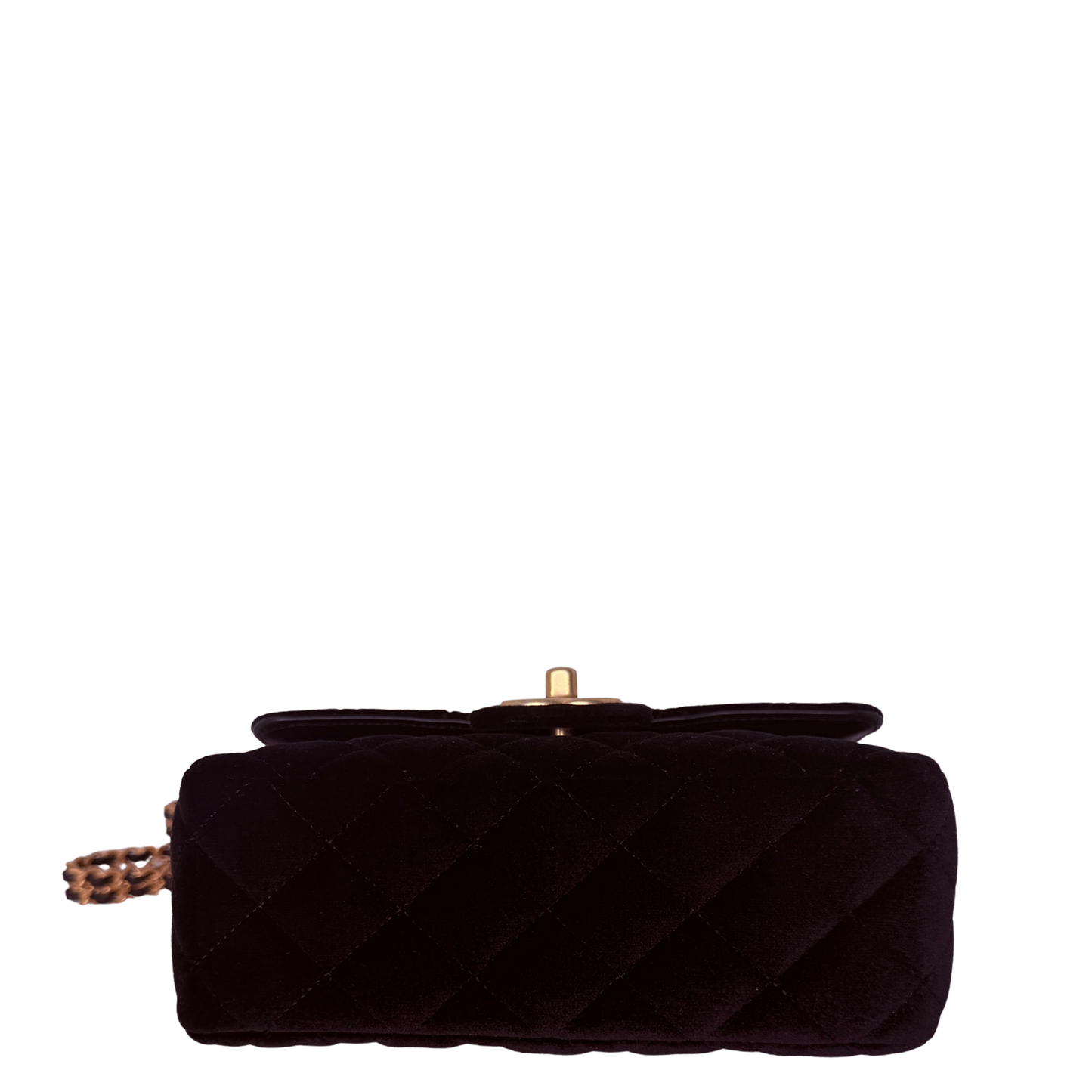 Chanel Small Flap Bag 22B Velvet aged GHW Fullset / neuwertig Chanel