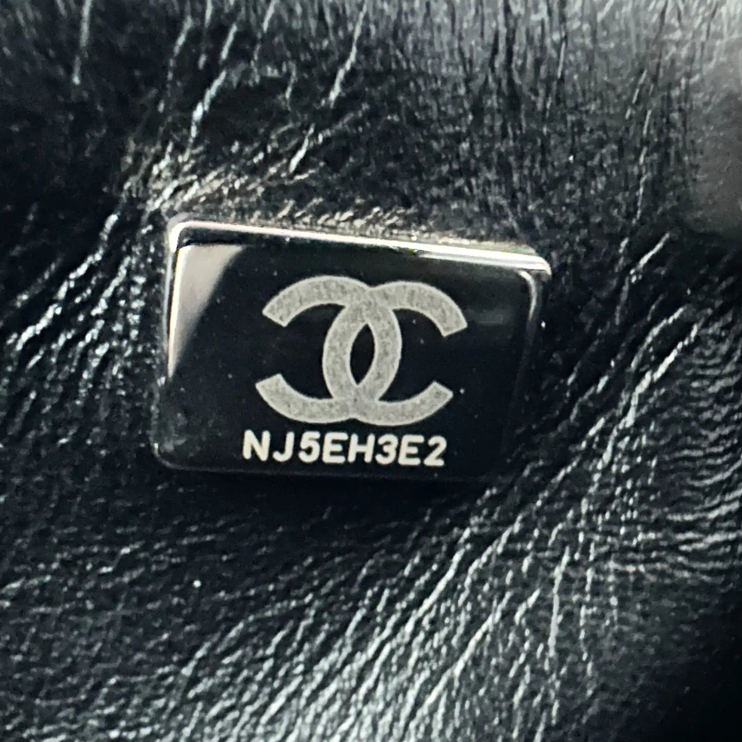 Chanel Mini Reissue 224 2.55 Flap So Black Aged Calfskin schwarze Hardware Fullset / neuwertig Chanel
