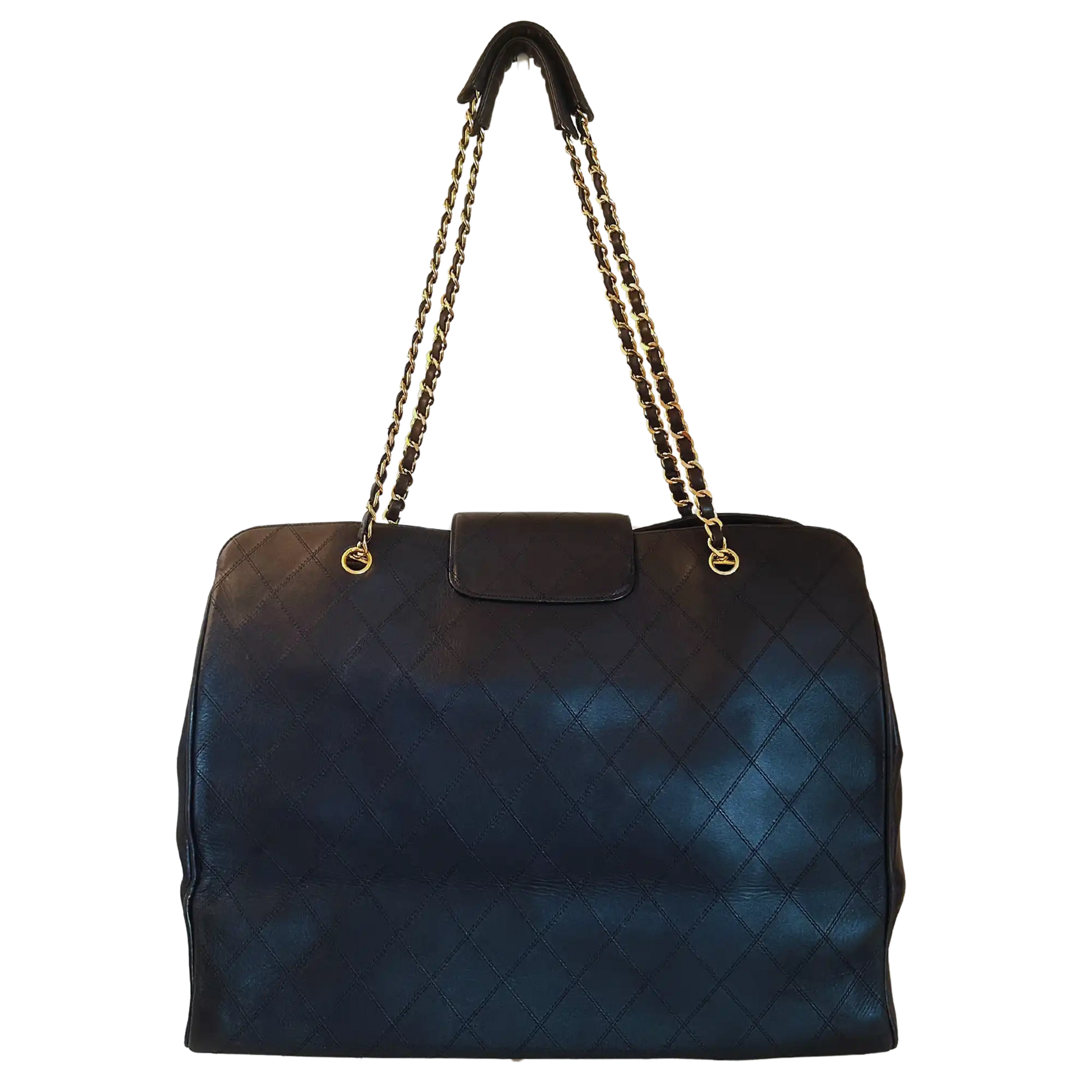 Chanel Supermodel Weekender Leder schwarz Rarität / sehr gut Chanel