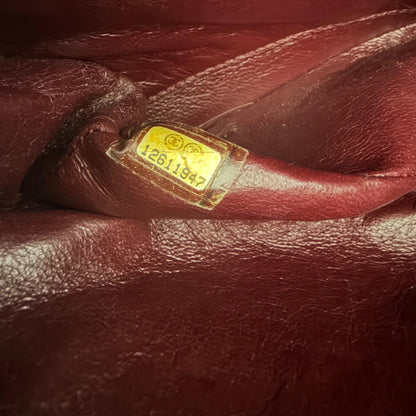 Chanel Vintage Timeless Double Flap Bag Medium schwarz / sehr gut Chanel