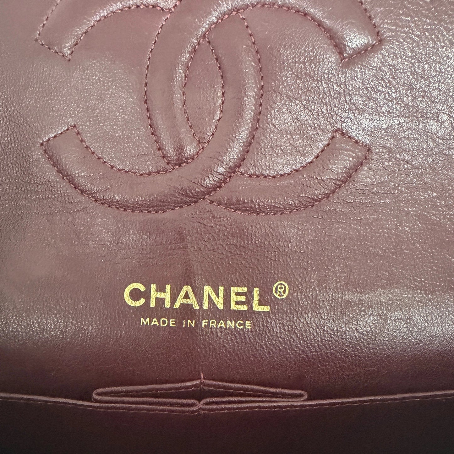 Chanel Vintage Timeless Double Flap Bag Medium schwarz / sehr gut Chanel