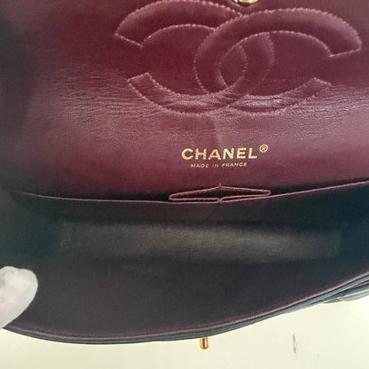 Chanel Vintage Timeless Double Flap Bag Medium schwarz / sehr gut Chanel