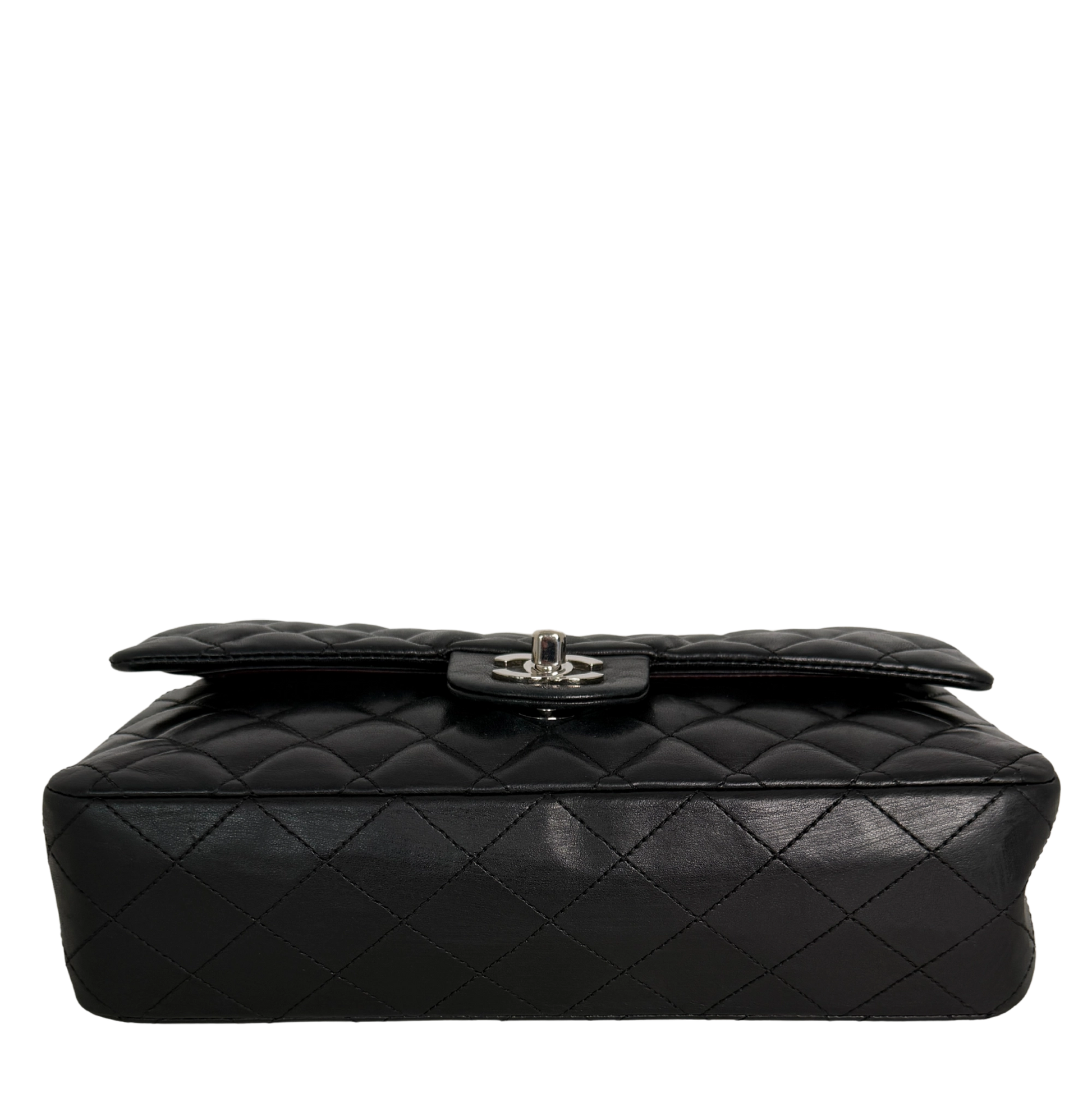 Chanel Timeless Medium Doubleflap Bag Lammleder schwarz / sehr gut Chanel