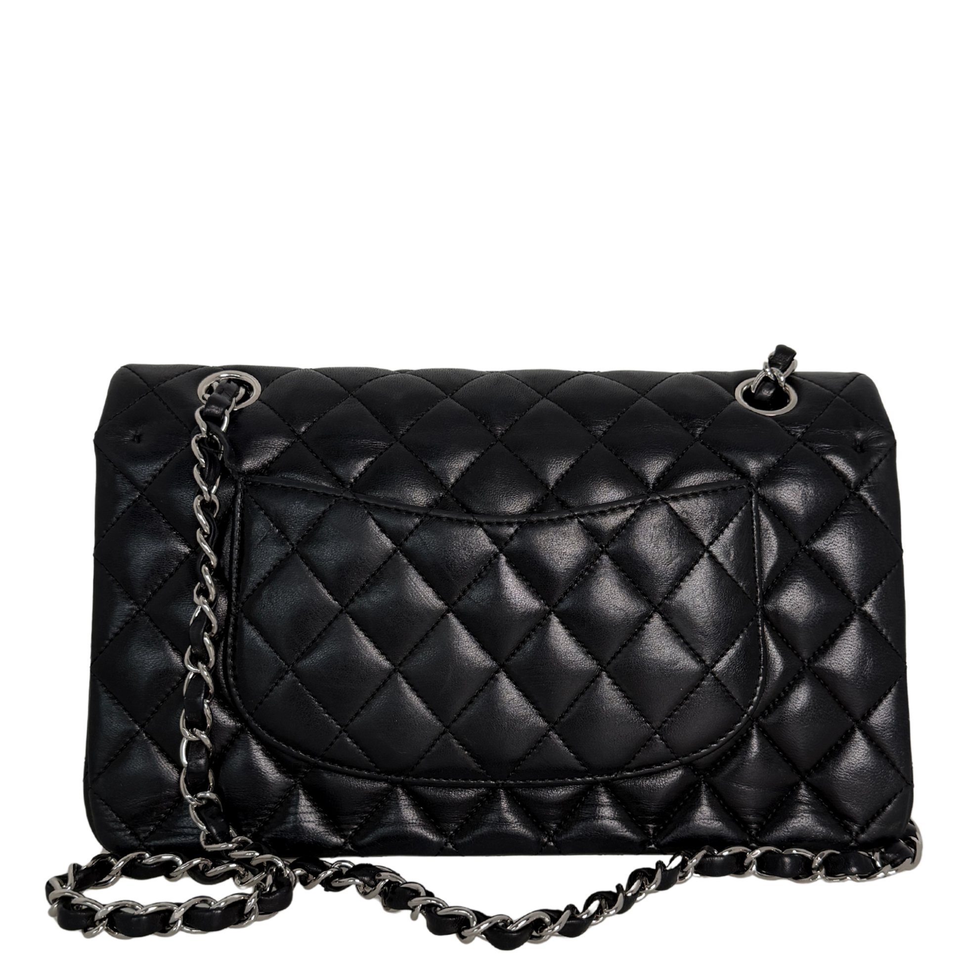 Chanel Timeless Medium Doubleflap Bag Lammleder schwarz / sehr gut Chanel