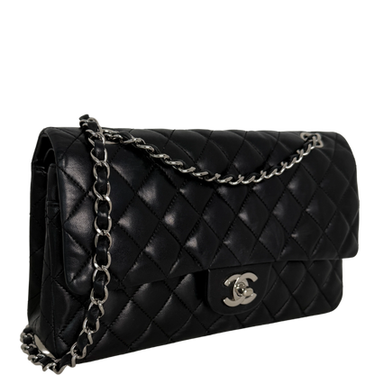 Chanel Timeless Medium Doubleflap Bag Lammleder schwarz / sehr gut Chanel