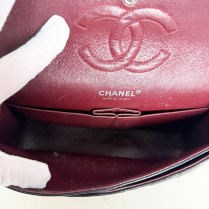 Chanel Timeless Medium Doubleflap Bag Lammleder schwarz / sehr gut Chanel