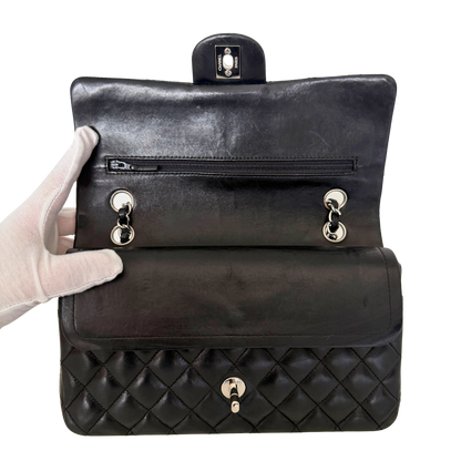 Chanel Timeless Medium Doubleflap Bag Lammleder schwarz / sehr gut Chanel
