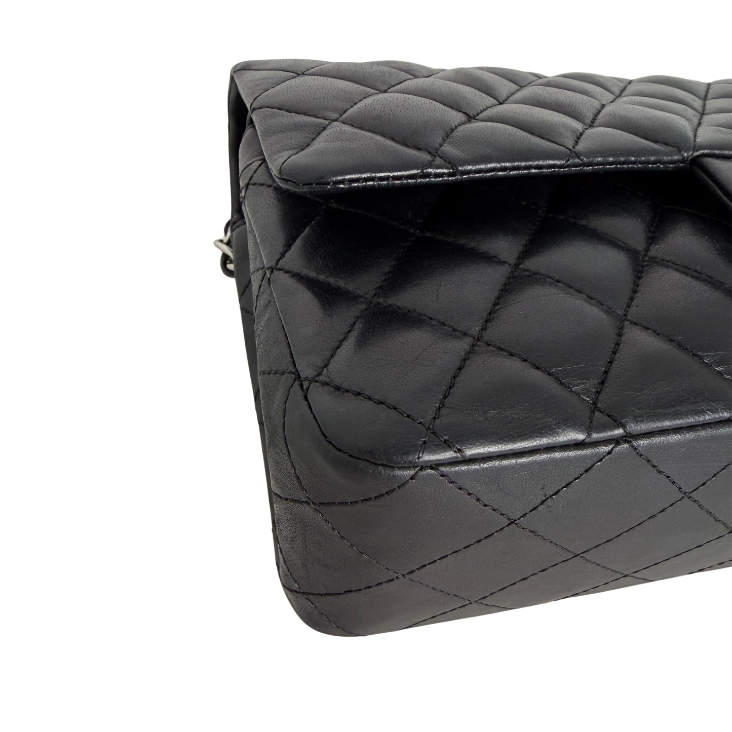 Chanel Timeless Medium Doubleflap Bag Lammleder schwarz / sehr gut Chanel