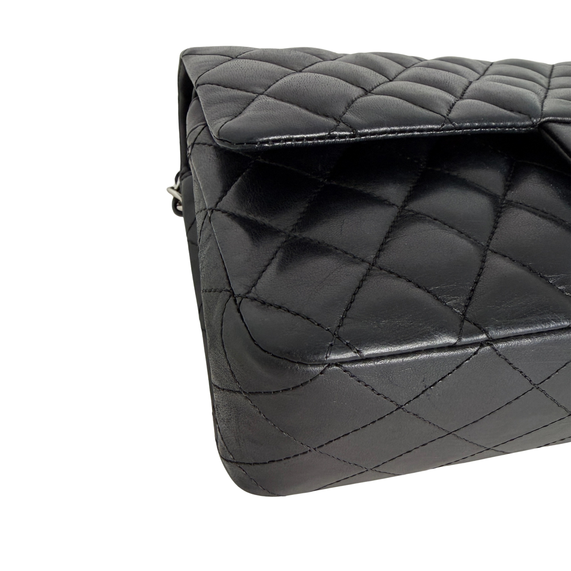 Chanel Timeless Medium Doubleflap Bag Lammleder schwarz / sehr gut Chanel