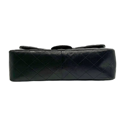Chanel Timeless Jumbo Single Flap Bag Handtasche 2010 schwarz Lammleder / sehr gut Chanel