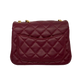 Chanel Timeless Mini Square Pearl Crush Lammleder burgundy / sehr gut Chanel