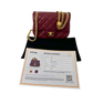 Chanel Timeless Mini Square Pearl Crush Lammleder burgundy / sehr gut Chanel