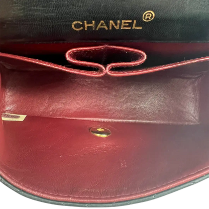 Chanel Timeless Classic Mini Tasche schwarz Vintage / sehr gut Chanel