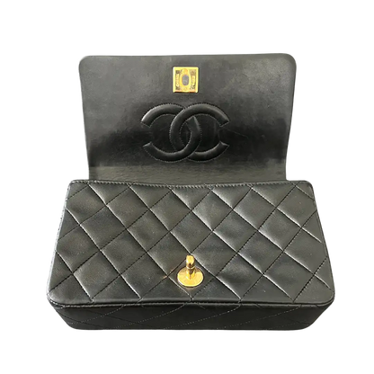Chanel Timeless Classic Mini Tasche schwarz Vintage / sehr gut Chanel