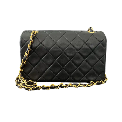 Chanel Timeless Classic Mini Tasche schwarz Vintage / sehr gut Chanel