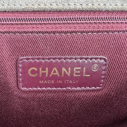 Chanel Timeless Paris-Dallas Fringe Timeless Flap Bag Lammleder grau/taupe  / neuwertig Chanel