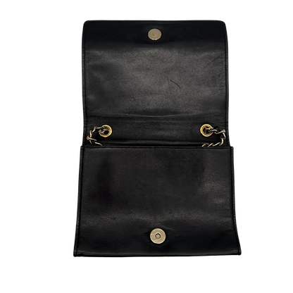 Chanel Vintage Schultertasche schwarz / gut Chanel