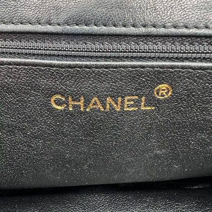 Chanel Vintage Schultertasche schwarz / gut Chanel