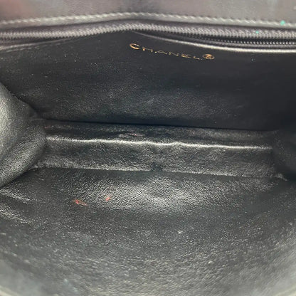 Chanel Vintage Schultertasche schwarz / gut Chanel