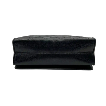 Chanel Vintage Schultertasche schwarz / gut Chanel