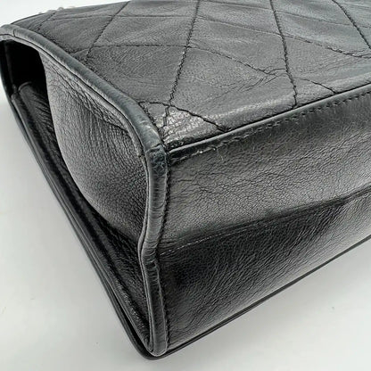 Chanel Vintage Schultertasche schwarz / gut Chanel