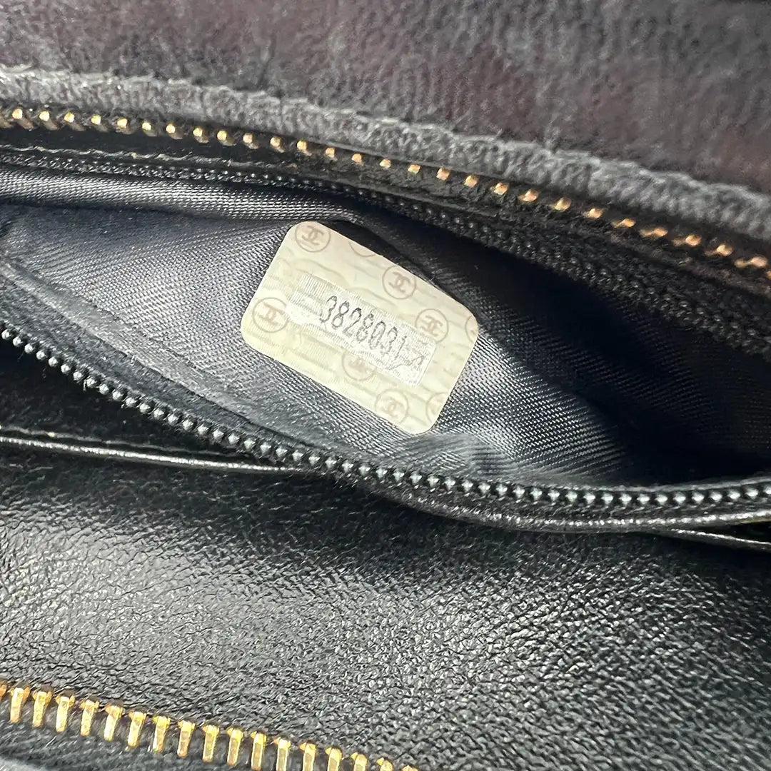 Chanel Mini Vintage Handtasche schwarz Leder / sehr gut Chanel