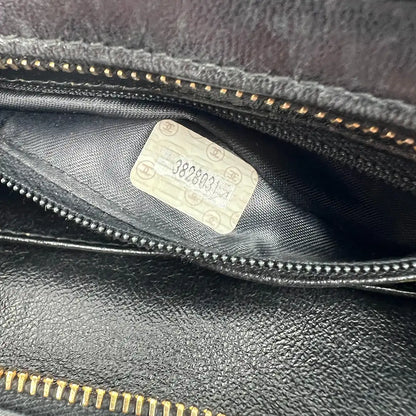 Chanel Mini Vintage Handtasche schwarz Leder / sehr gut Chanel