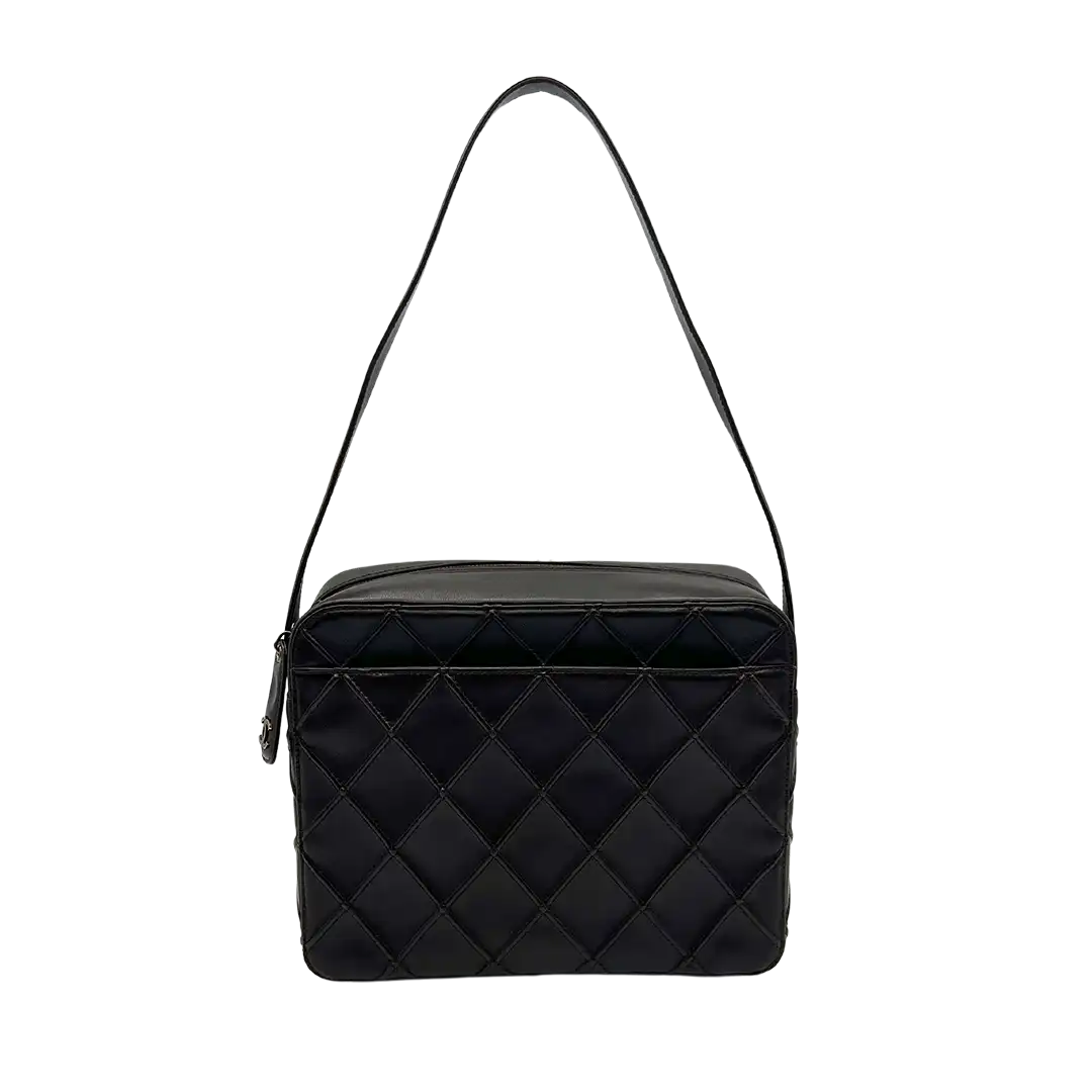 Chanel Vintage Schultertasche dunkelbraun / sehr gut Chanel