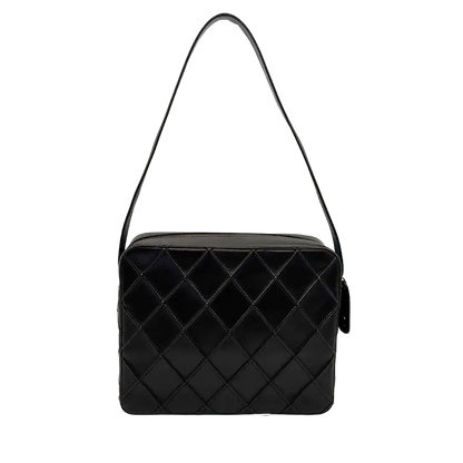 Chanel Vintage Schultertasche dunkelbraun / sehr gut Chanel