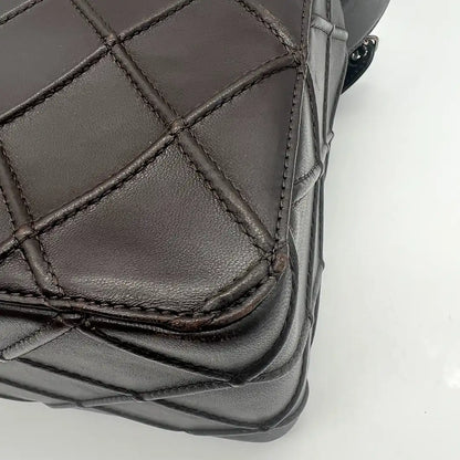 Chanel Vintage Schultertasche dunkelbraun / sehr gut Chanel