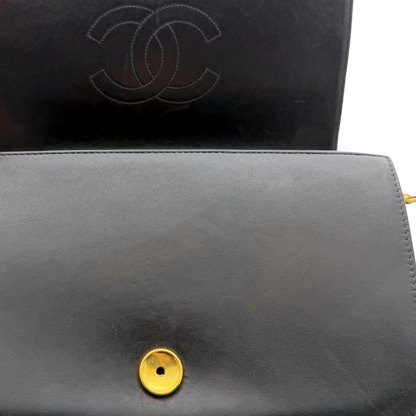 Chanel Timeless Wallet on Chain WOC Lammleder  Vintage Schwarz / sehr gut Chanel