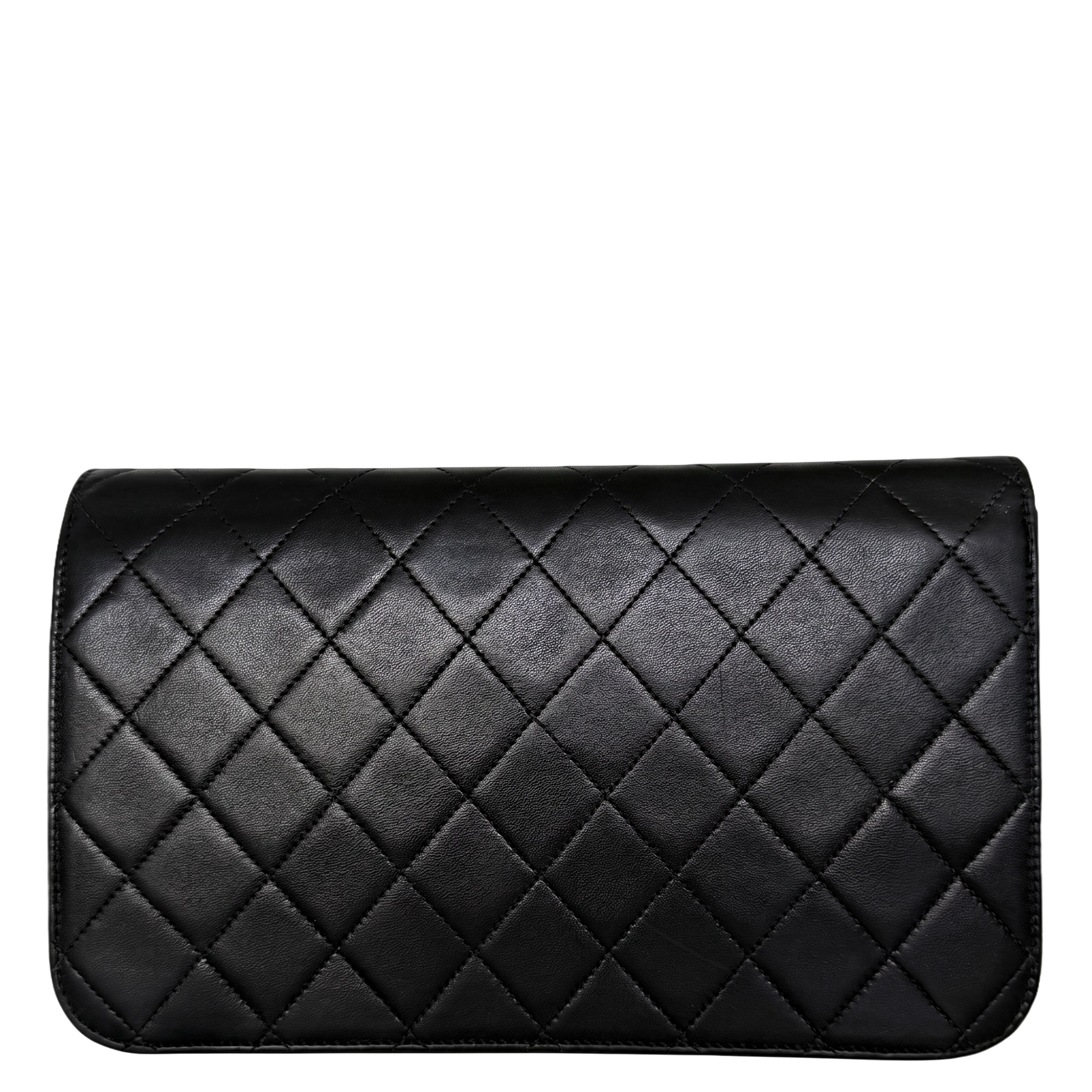 Chanel Timeless Wallet on Chain WOC Lammleder  Vintage Schwarz / sehr gut Chanel