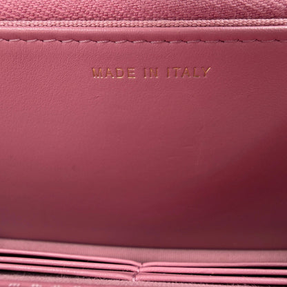 Chanel Wallet on Chain Pink glänzenes Kalbsleder Fullset / Sehr gut Chanel