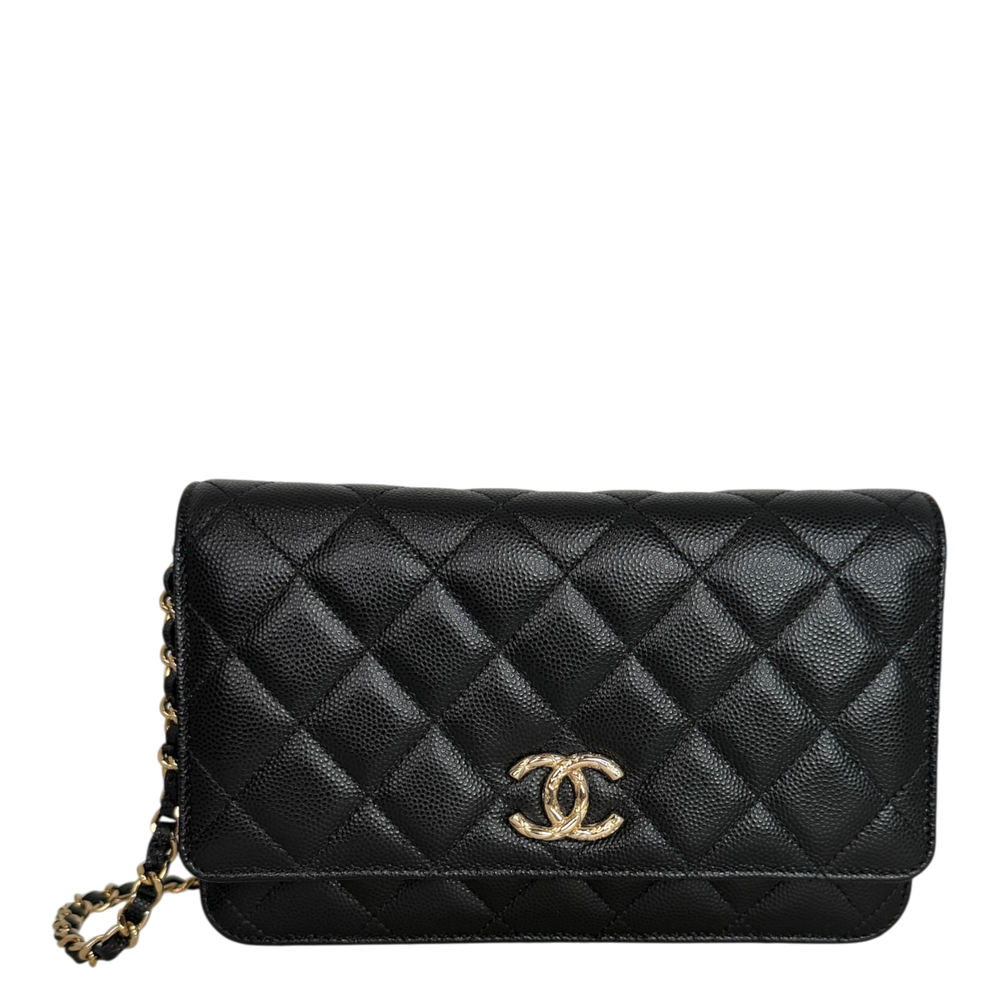 Chanel Wallet on Chain Kaviarleder schwarz GHW 2024 limited Edition Chanel
