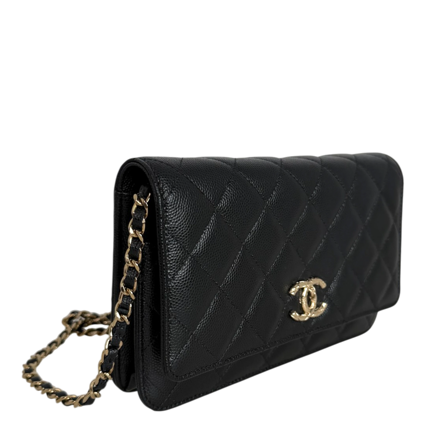 Chanel Wallet on Chain Kaviarleder schwarz GHW 2024 limited Edition Chanel