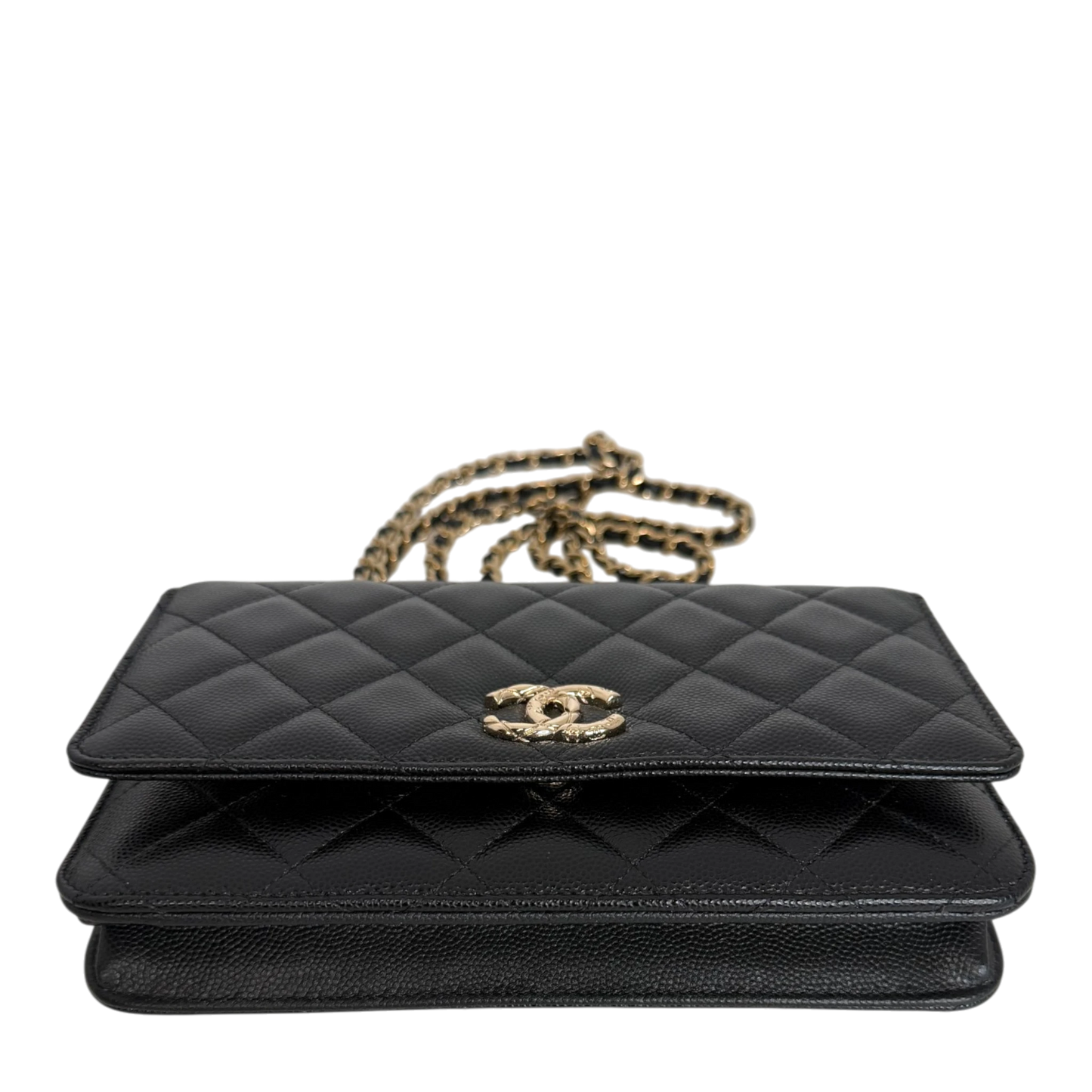 Chanel Wallet on Chain Kaviarleder schwarz GHW 2024 limited Edition Chanel