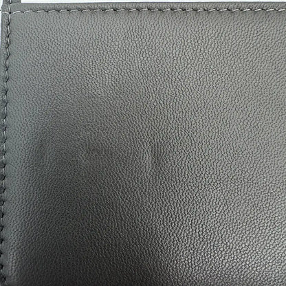 Chanel Wallet on Chain Lammleder dunkelgrau goldene Hardware Fullset / neuwertig Chanel
